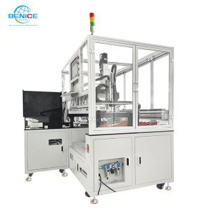百耐信圓柱鋰電池自動(dòng)貼紙掃碼分選收料機(jī)MFS-10HM-ZDSL
