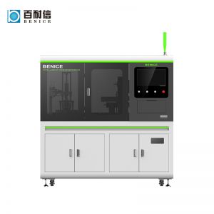 百耐信圓柱鋰電池自動(dòng)貼紙掃碼分選一體機(jī)